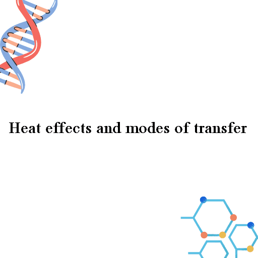 Heat effects and modes of transfer